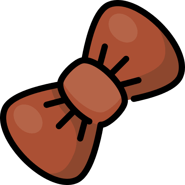 Brown Bowtie Free Clip Art
