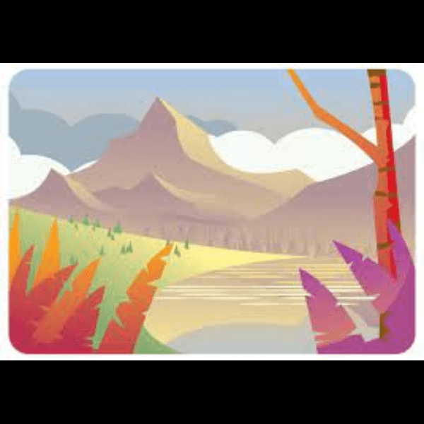 Brown Mountain Scene Landscape