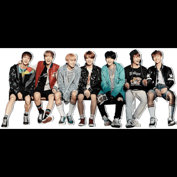 Bts Free Members Sitting Down