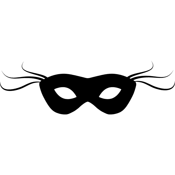 Carnival Mask With Ribbons