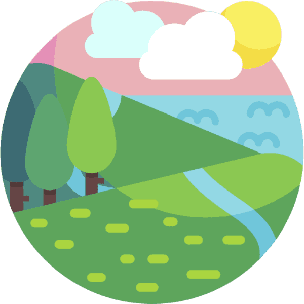 Cartoon Forest Landscaping