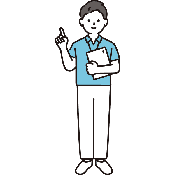 Cartoon Male Gym Instructor