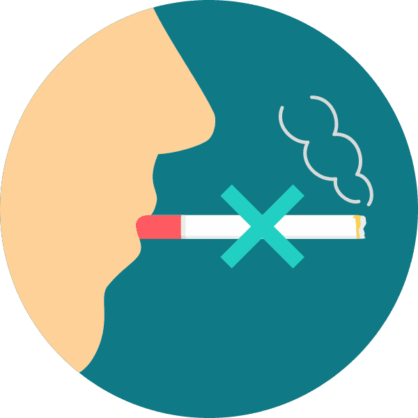 Cartoon No Blunt Smoke Icon
