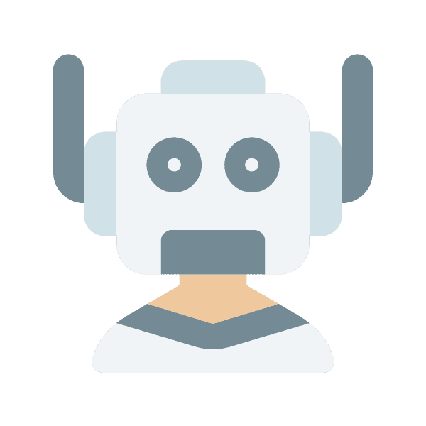 Cartoon Robotics Head