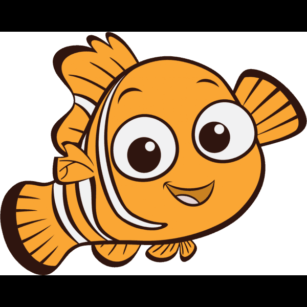 Cartoon Smiling Nemo Sticker