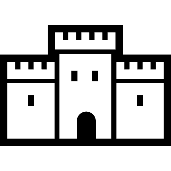 Castle Black Outline