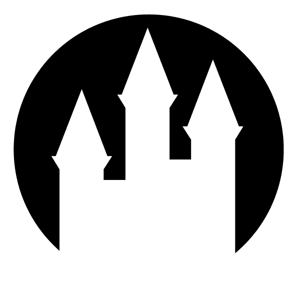 Castle Inside Circle Icon