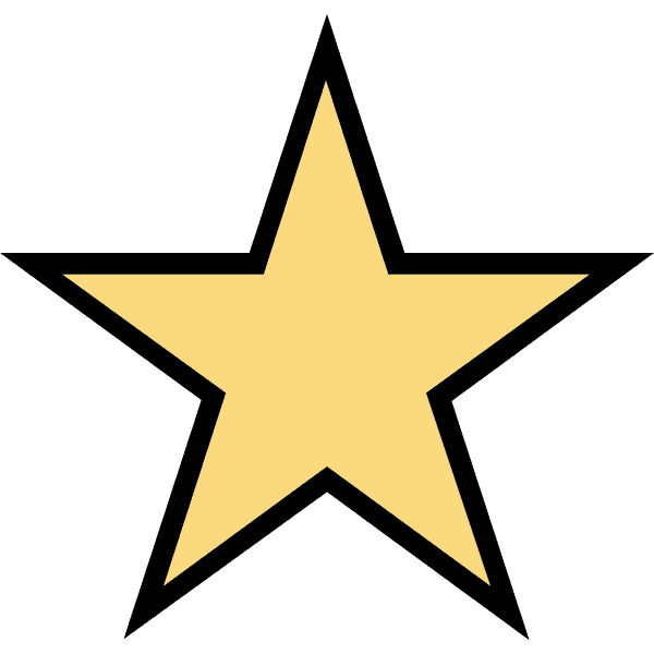 Celestial Star With Sharp Edges