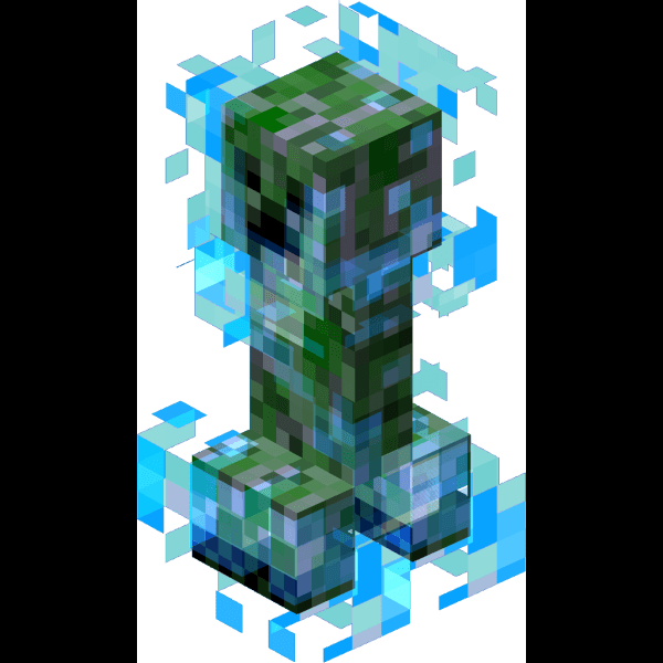 Charged Minecraft Creeper