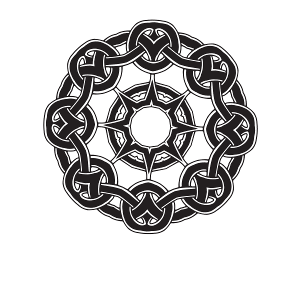 Circular Knot Decal
