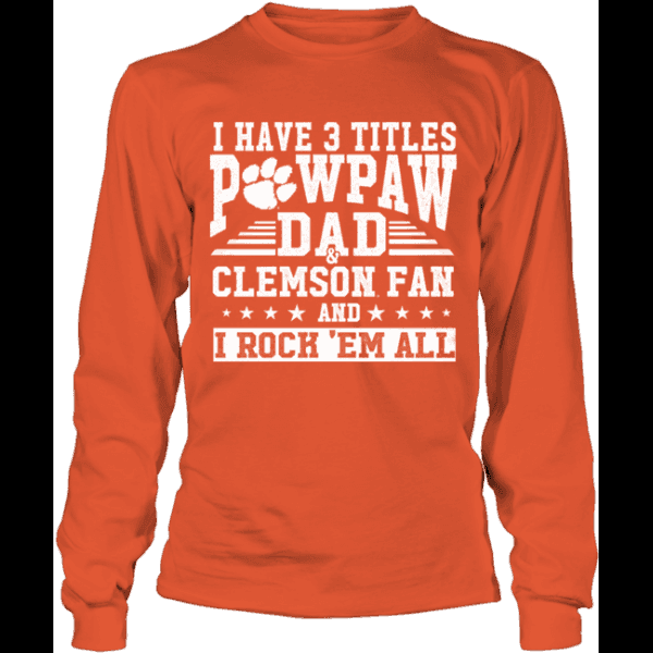 Clemson Orange Long Sleeve