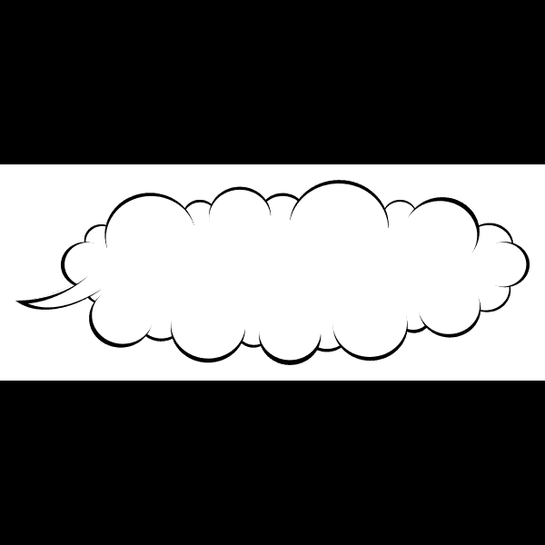 Cloudy Speech Balloon