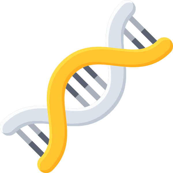Colored Dna Structure Clip Art