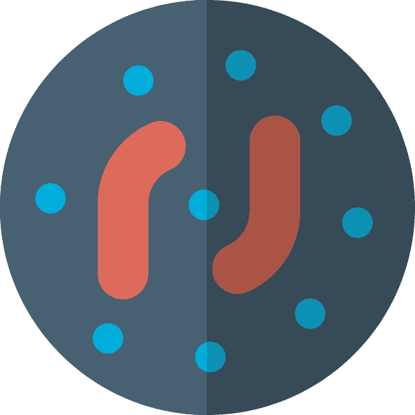 Colored Germs Clipart