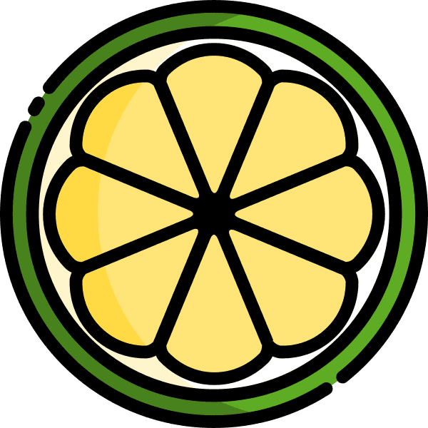 Colored Lime Outline