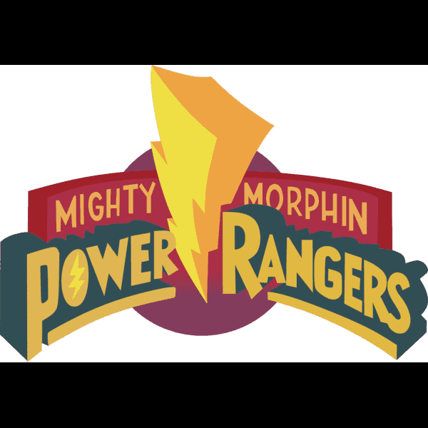 Colored Mighty Morphin Power Rangers Logo