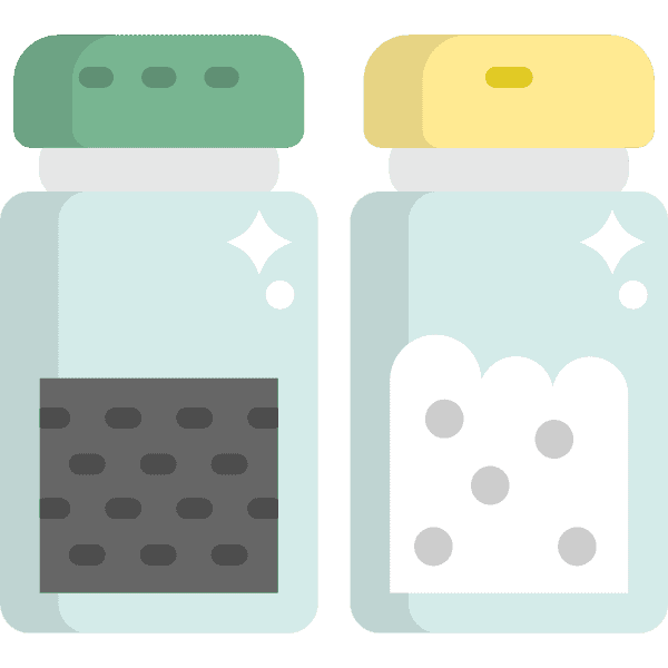 Colored Salt And Pepper Shakers
