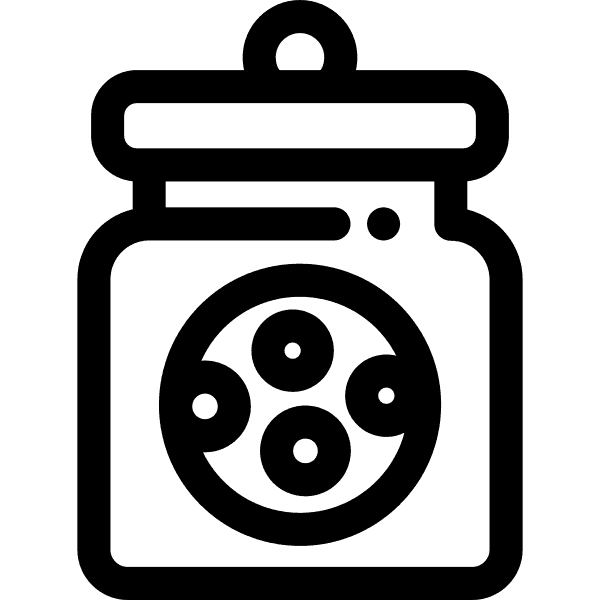 Cookies Jar Outline