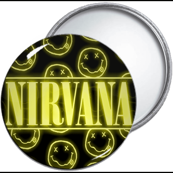 Cool Nirvana Round Pin