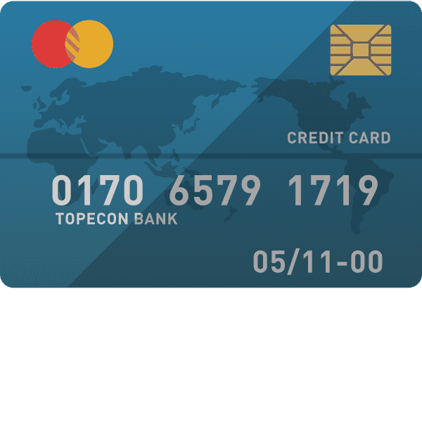 Credit Card With Mastercard Symbol