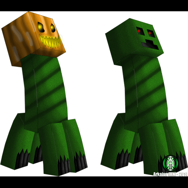 Creepy Minecraft Creeper