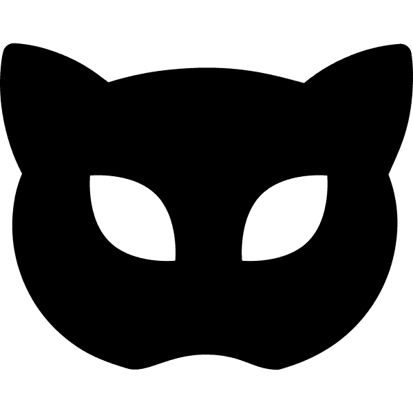 Cute Carnival Cat Mask