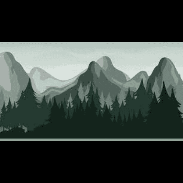 Dark Mountain Scene Landscape