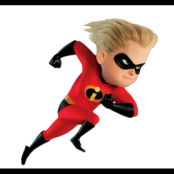 Dash Running Fast From Incredibles