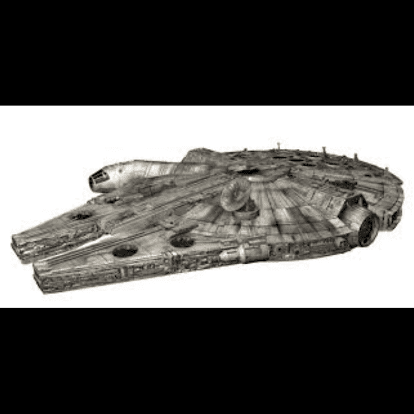Detailed 3d Millennium Falcon