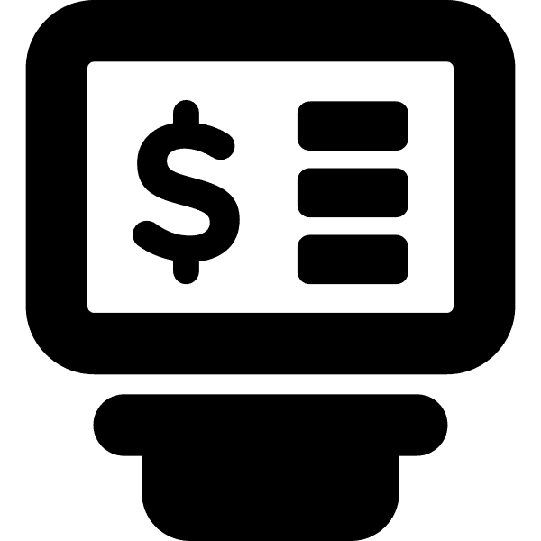 Dollar Sign On Computer Screen