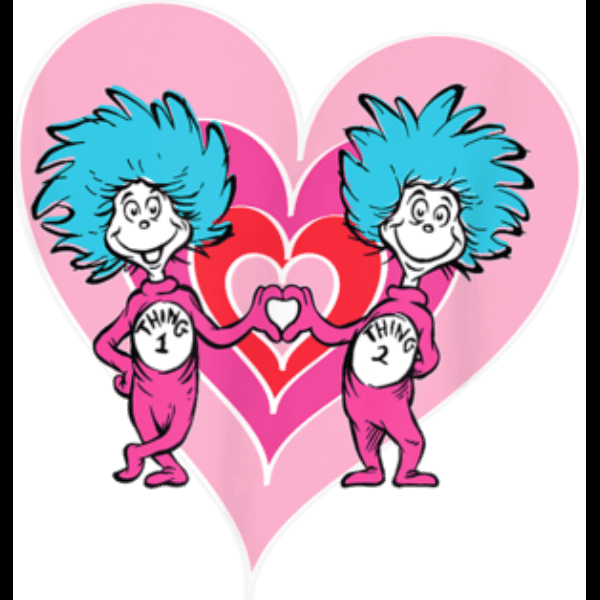 Dr. Seuss Thing 1 And Thing 2 Free