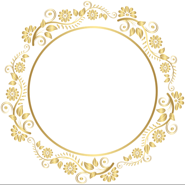 Elegant Circle Designs In Gold