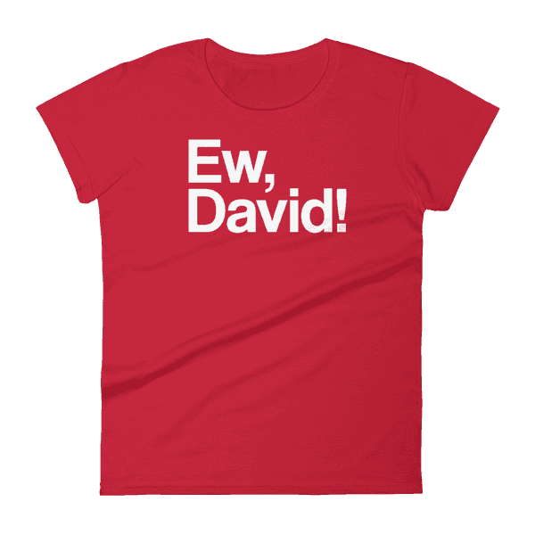 Ew David Red Shirt