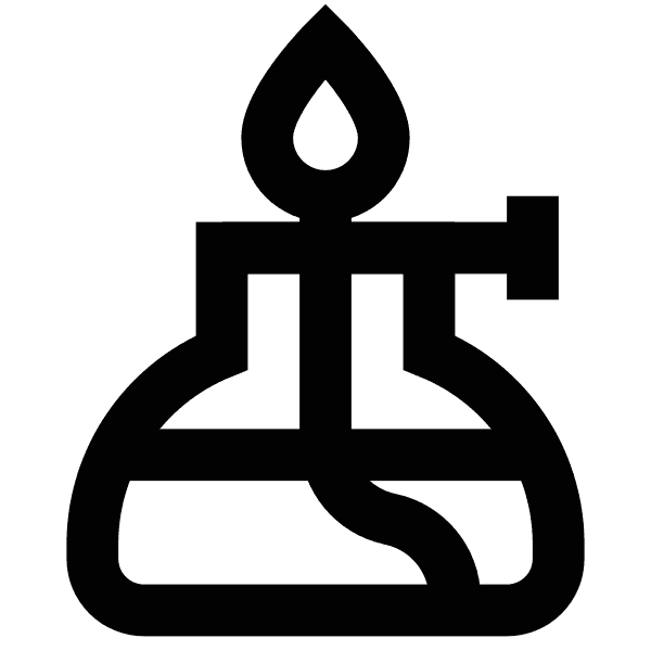 Flame Free Bunsen Burner Icon
