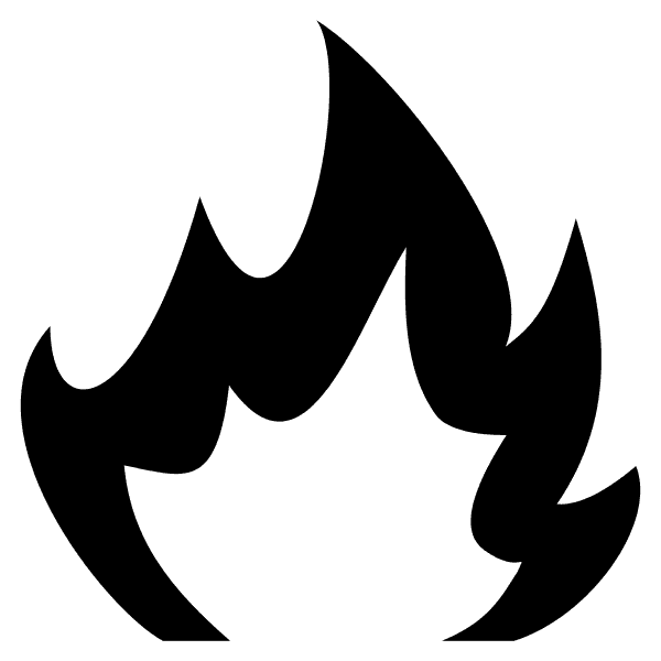 Flame Free With Jagged Inner Part