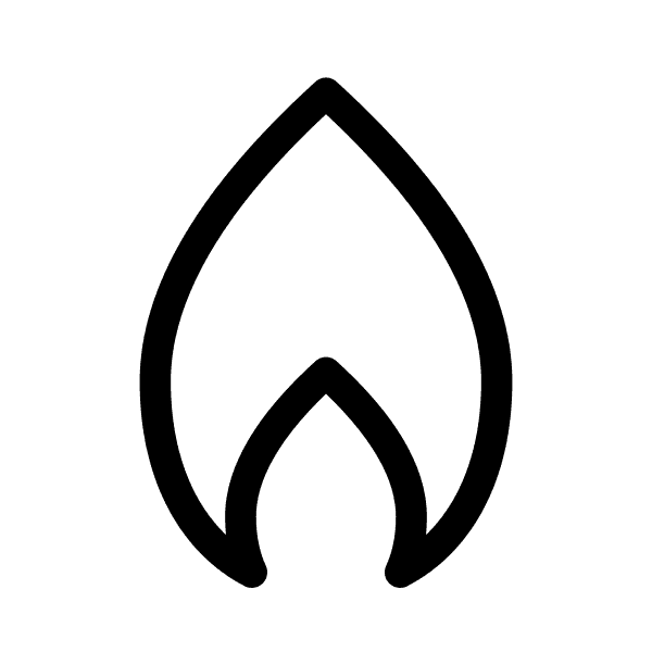 Flame Free With Open Bottom