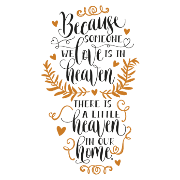 Free Memorial Quotes Little Heaven Home