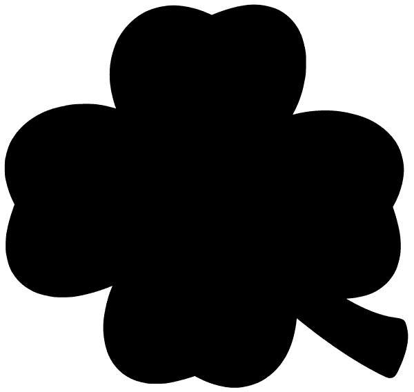 Free St Patricks Day Shamrock Leaf