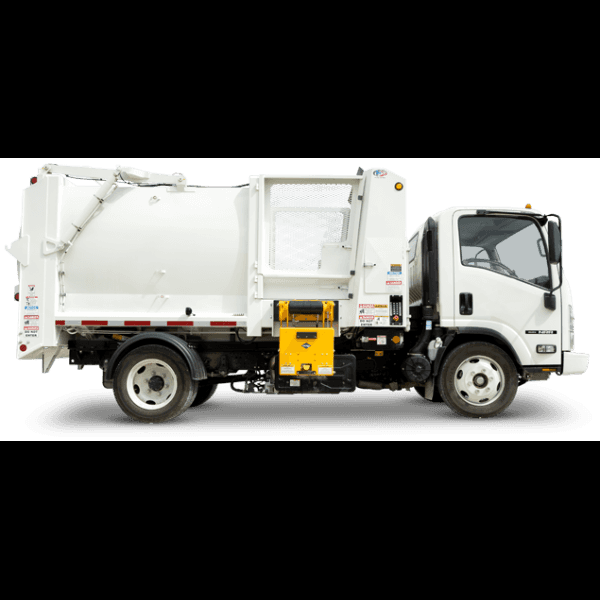 Garbage Truck With Shadow