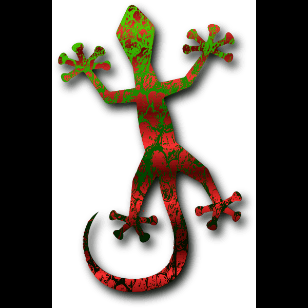 Gecko Lizard Vector Illustration