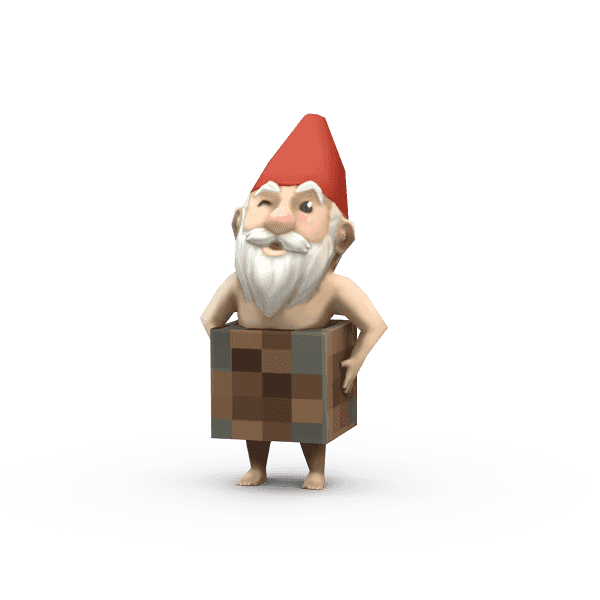 Gnomes Wears Box Short