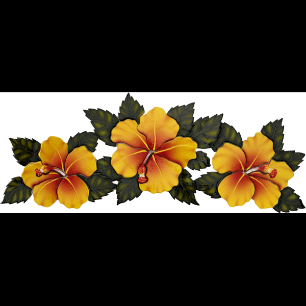 Gold Hibiscus Flower