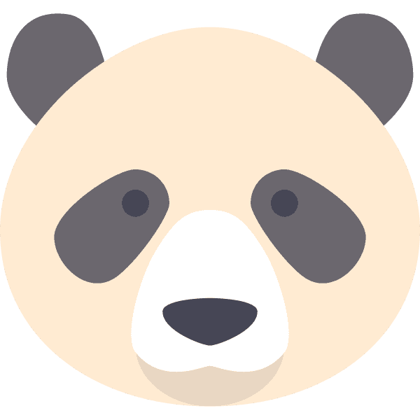 Gray Eyes Panda Free Bear