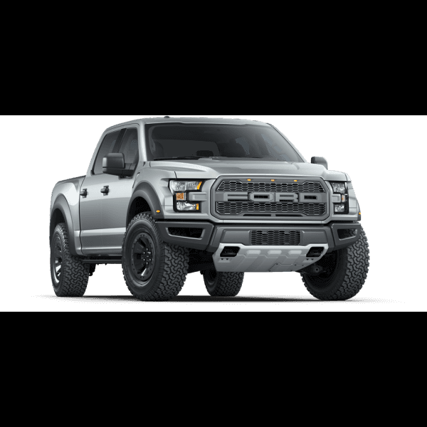 Gray Ford Raptor Pickup Truck