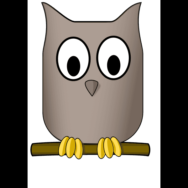 Gray Owl Free Big Eyes