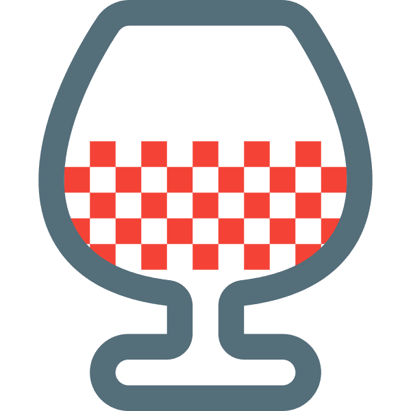 Gray Wine Glass Drink Outline