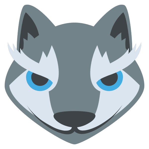 Gray Wolf Free Emoji