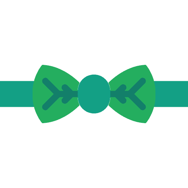 Green Bowtie Free Clip Art