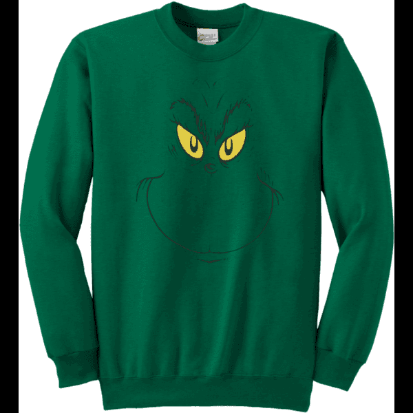 Green Long Sleeve Grinch Shirt