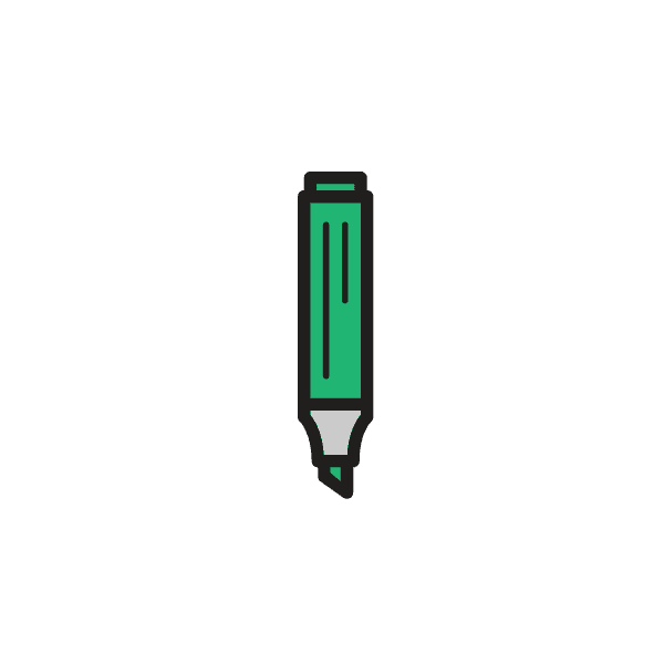 Green Push-up Crayons
